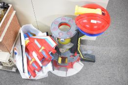 Paw Patrol Vehicles including Fire Engine, Quad Bike, Bus etc along with Lookout Tower