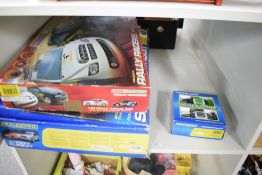 Modern Scalextric, Street Pursuit with cars present, Rally Racers missing cars, Two Car Racing Pack,