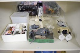 1970's/1980's play worn Toys, LFL Star Wars GMFGI (kenner) 1977 Chewbacca, 1980 LFL Storm Trooper