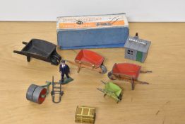 Dinky Supertoys Die-cast, 751 Lawn Mower in original box with paper label along with silmilar