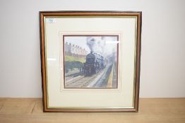 Christopher Holland ( CD Holland ), Gouache, Black 5 44933 Pemberton, signed and dated 1997, 20.