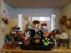 Miniature Dolls House Display, Flower Shop, 41cm x 28cm