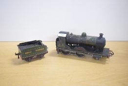 Bassett-Lowke Live Steam 0 Gauge Great Western 4-4-0 Loco & Tender 3410, in traditional livery