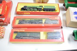 Tri-ang Hornby 00 Gauge, R855 4-6-2 LNER Loco & Tender Flying Scotsman 4472, R259S 4-6-2 BR Loco &