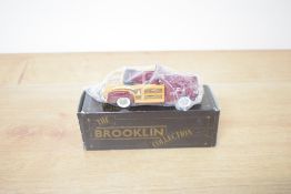 A Brooklin Models The Brooklin Collection 1:43 scale die-cast, BRK 69 1946 Mercury Sportsman Woody
