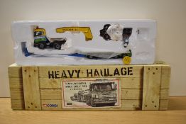 A Corgi 1:50 scale Die-cast, CC12210 Scania Low Loader & Thames Trader Tipper, W.H.Malcolm Ltd,