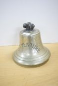 Brass Ships Bell, S.T.Venture, height 18cm