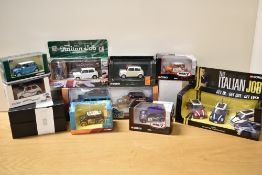 Corgi Die-casts, Mini's, CC99138 The Italian Job 3-Car Set, 04441 The Italian Job, CC99153 Mini