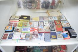 Vintage Playing Cards amnd Card Games, many sealed packs, mainly Souvenir, 40+