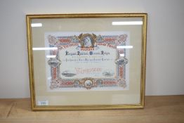 Queen Victoria Diamond Jubilee Procession Invertation, The Chairman & Directors of The London &