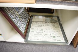 Hornby Trains and Accessories Booklet framed and glazed 68cm x 54cm and Wills Cigarette Cards