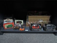 Modern Die-casts and earlier plastic Toys, Maxicar x3, Hongwell x1, Lledo and similar x4,