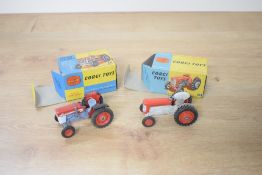 Two Corgi Die-casts, 50 Massey Ferguson 65 Tractor in original box and 66 Massey Ferguson 165
