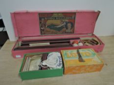 Two Vintage Games, British Games Limited BGL London The Walter Lindrum Bijou Billiards and HP Gibson