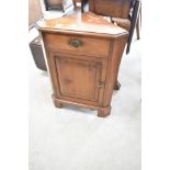 A reproduction corner cupboard base, height approx. 65cm