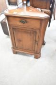 A reproduction corner cupboard base, height approx. 65cm