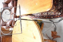 A modern wrought iron music stand