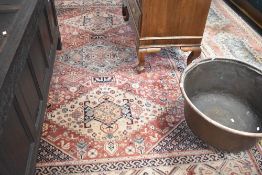 A vintage carpet square , approx. 287 x 200cm