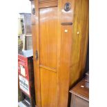 A Victorian mahogany narrow hall robe or similar, width approx. 75cm