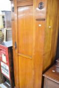 A Victorian mahogany narrow hall robe or similar, width approx. 75cm