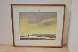 Desmond Turner (Irish 1923-2011) watercolour, untitled but thought to be County Clare, signed and