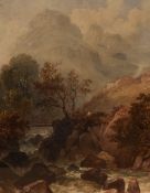 Local interest* Henry Gastineau (British 1791-1876) watercolour, Stickle Ghyll and the Langdale