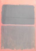 After Mark Rothko (Latvian/American 1903-1970) modern colour print, abstract composition 'Light