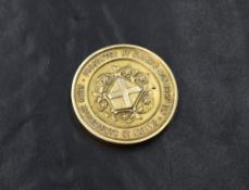 Local Interest, a cased George V silver medallion presented by Ryder & Sons (1920) Ltd Seed