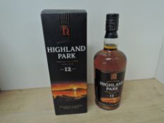 Highland Park 12 Year Old Single Malt Scotch Whisky Orkney Islands, 40% vol, 700ml, in card box, 1