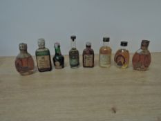 Alcoholic Miniatures, Haigs Dimple Scotch Whisky 70 proof with spring tops x2, later Dimple Deluxe