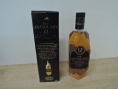 The Antiquary 12 Year Old Blended Scotch Whisky, 1980's, 40% vol, 75cl, in card box