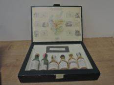 Classic Malts of Scotland, 6 Miniature bottles of Single Malt Scotch Whisky, Talisker 10 Year,