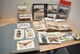 A large quantity of vintage post cards, towns include Lancaster, Devon, Loch Lomand and Morecambe