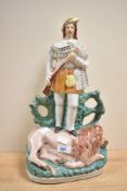 A 19th century Staffordshire Highland figure, h40cm