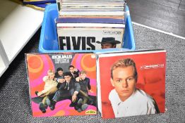 A quantity of 12' records, to include Battle Stereo, Great Folksings of the Sixties and Tom Johns