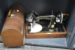 A Singer sewing machine pattern No 'ED 945171', sold together with instructions form K1810, form