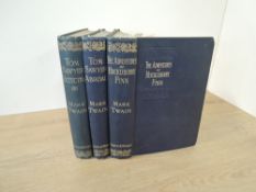 Literature. Mark Twain. Three titles, illustrated editions, all published by Chatto & Windus,
