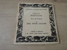 Natural History. Woodcuts. Daglish, Eric Fitch - Animals in Black and White. Volume Five.