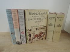 Winston S. Churchill. Two titles. A History of the English Speaking Peoples. 1956-1958, first