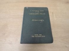 Wainwright. Signed First Edition. A Pictorial Guide to the Lakeland Fells: Book One - The Eastern