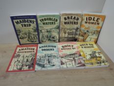 Canals. Volumes 1-8 of The Working Waterways Series. Belmont/Baldwin, 1990's/2000's. Paperbacks. (