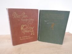 Arthur Rackham. Two titles. Peter Pan in Kensington Gardens (1906). With 50 plates. Half-title and