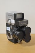 A Fujica 8EE movie camera, with camera grip and in original box.