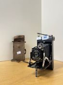 A Kodak Pocket Junior No. 1 folding camera.