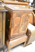 A 19th century mahogany side cabinet, having specimen drawer interior, width approx. 48cm