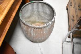 A traditional dolly tub, surface rust , looks to have no holes as far as can see