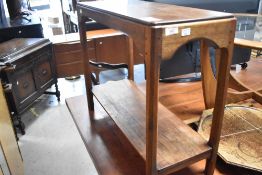 A vintage side table/hall table, dimensions approx. W72 D28 H58cm