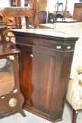 A 19th Century oak corner cupboard, height approx. 104cm