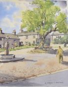 E Charles Simpson (British 1915-2007) folio of artworks and sketches, pencil drawings and