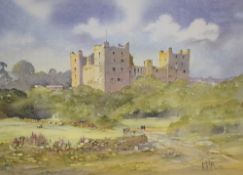 After Kenneth W Burton (British b.1946) two limited edition colour prints 'Castle Bolton, Yorkshire'
